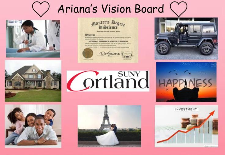 Ariana's Vision Board